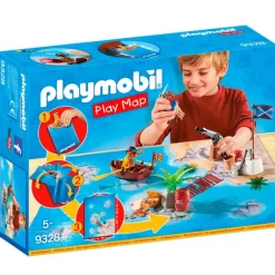 PLAYMOBIL Play Map Piratas- Playmobil