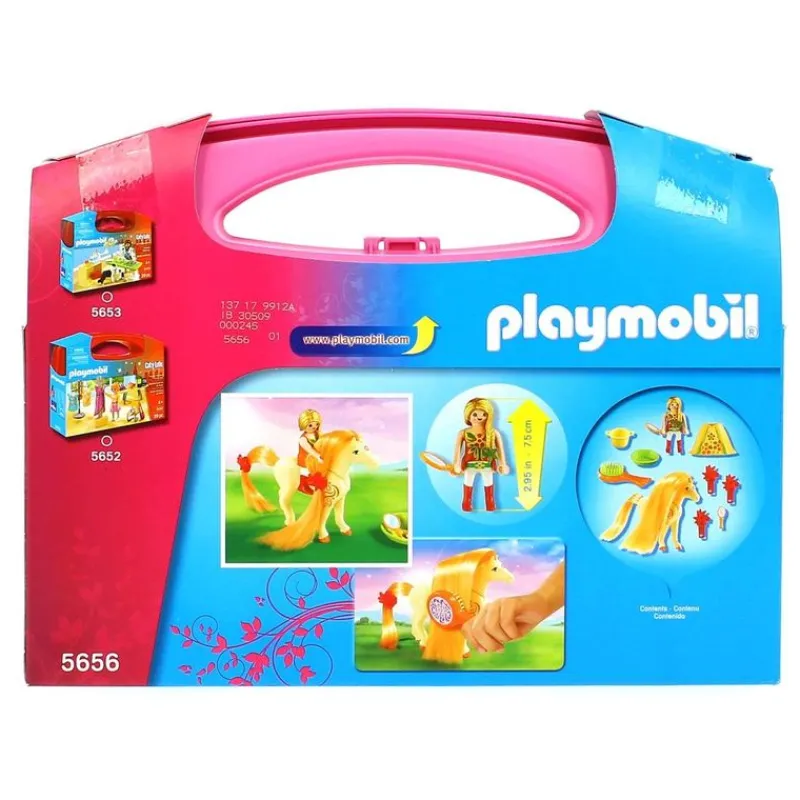 PLAYMOBIL Princess Maletín de Princesa con Caballo Fantasía- Playmobil