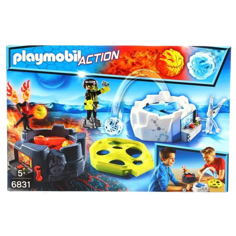 PLAYMOBIL Playmobil|Robot Hielo y Fuego Combate