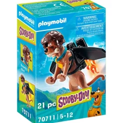 PLAYMOBIL SCOOBY-DOO! Figura Coleccionable Piloto- Halloween|Playmobil