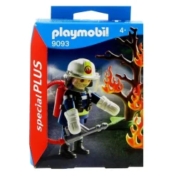 PLAYMOBIL Playmobil|Special Plus Bombero con Árbol en Llamas
