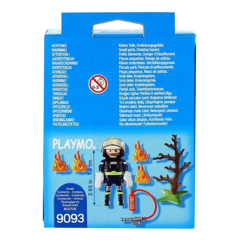 PLAYMOBIL Playmobil|Special Plus Bombero con Árbol en Llamas