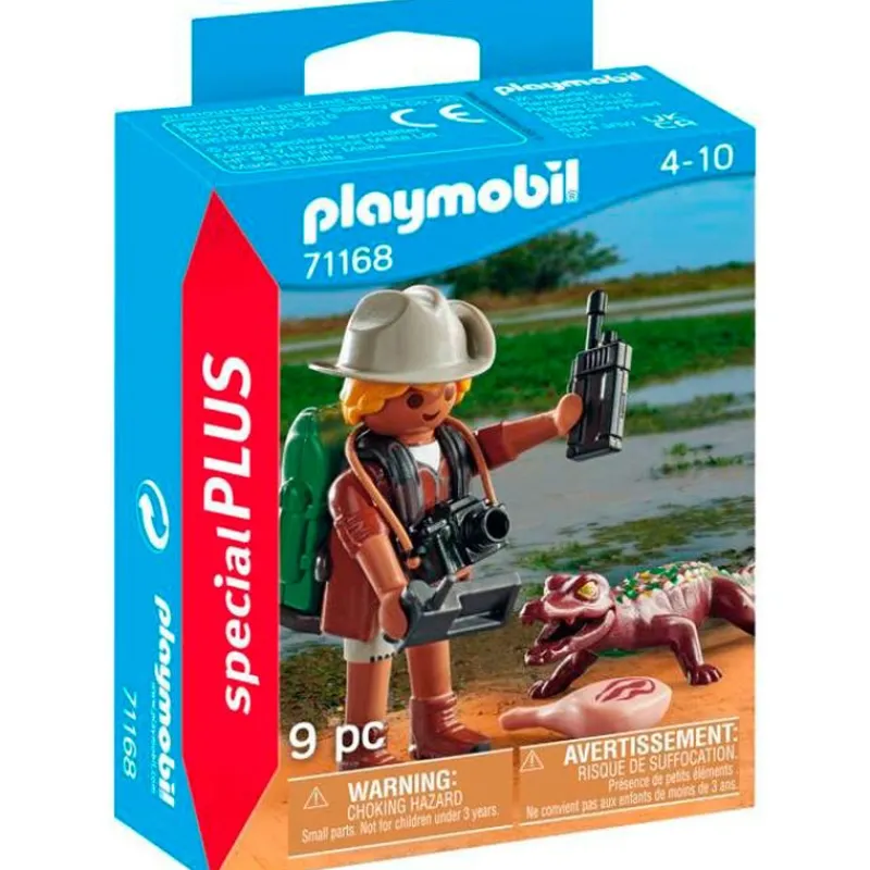 PLAYMOBIL Special Plus Investigador con Caimán- Playmobil