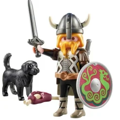 PLAYMOBIL Special Plus Vikingo con Perro Guardián- Playmobil