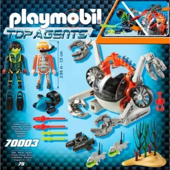 PLAYMOBIL Playmobil|Top Agents SPY TEAM Sub Bot