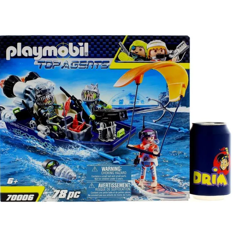 PLAYMOBIL Top Agents TEAM S.H.A.R.K. Nave Arpón- Playmobil