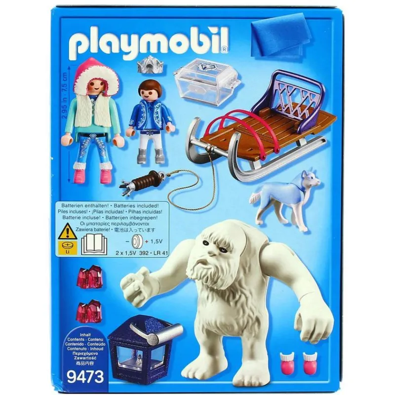 PLAYMOBIL Playmobil|Trol de Nieve con Trineo