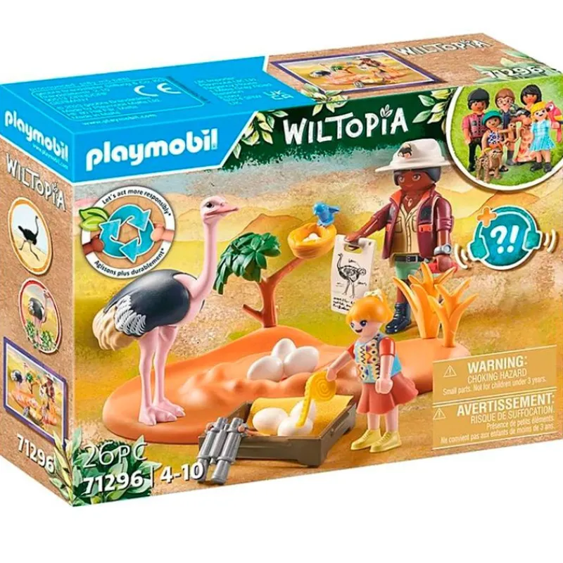 PLAYMOBIL Playmobil|Wiltopia Cuidador de Avestruces