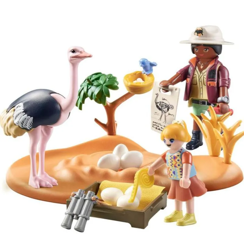 PLAYMOBIL Playmobil|Wiltopia Cuidador de Avestruces