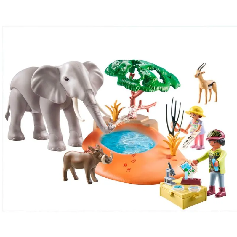 PLAYMOBIL Playmobil|Wiltopia Elefante en la Charca
