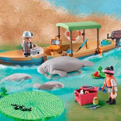PLAYMOBIL Playmobil|Wiltopia Viaje en Barco a los Manatíes