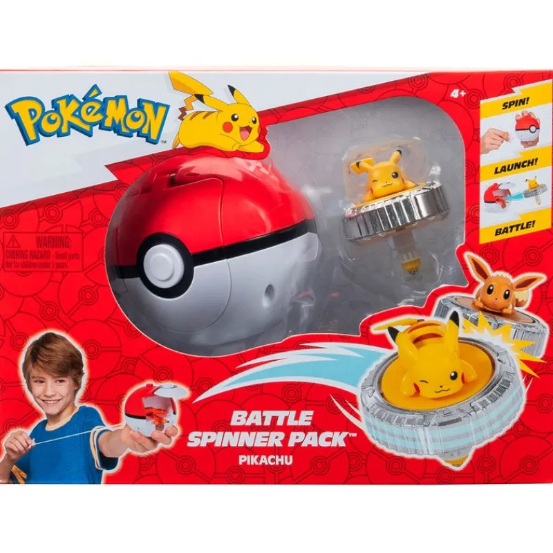 BIZAK Figuras Y Figuras De Acción|Pokémon Battle Spinner Pack Surtido