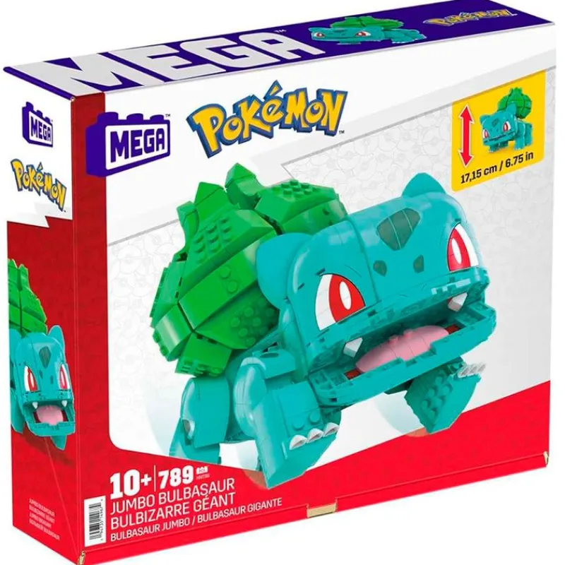 MATTEL Puzzles Y Construcciones|Pokémon Construcción Bulbasaur Gigante