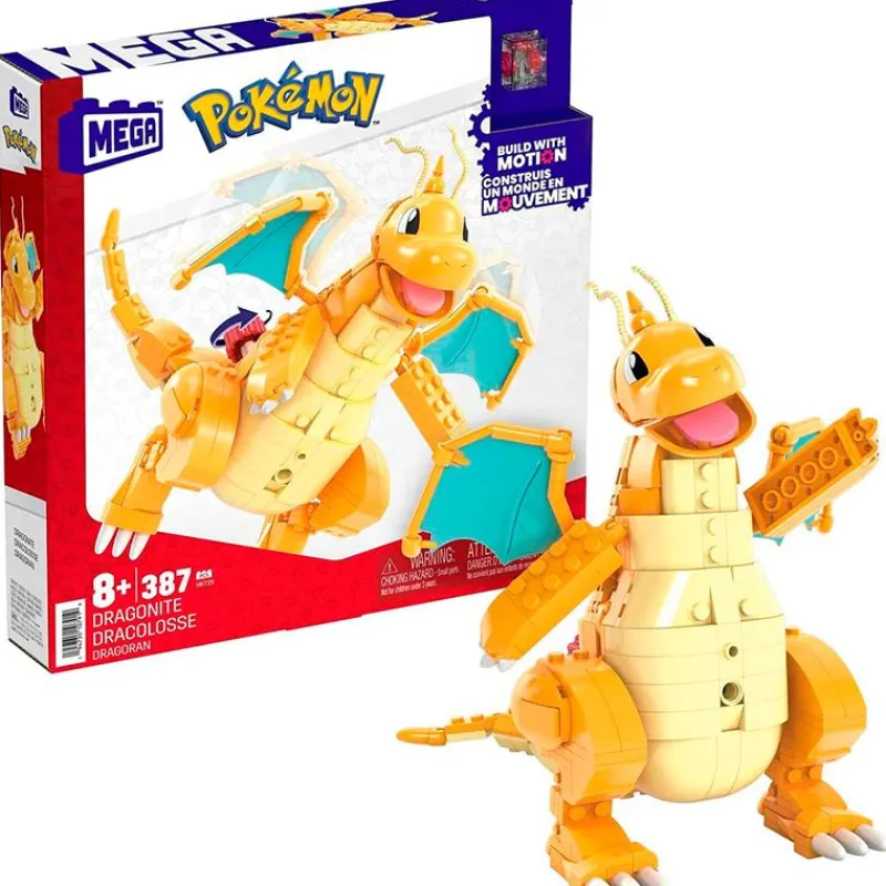 MATTEL Pokémon Construcción Dragonite- Puzzles Y Construcciones