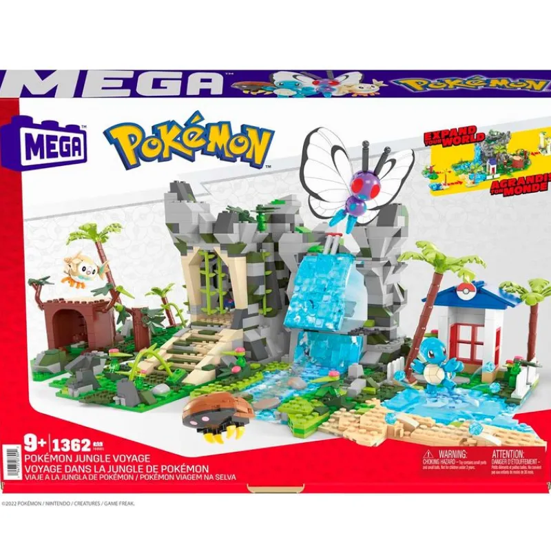 MATTEL Puzzles Y Construcciones|Pokémon Construcción Expedición a la Jungla