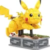 MATTEL Pokémon Construcción Pikachu Figura Coleccionista- Puzzles Y Construcciones