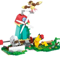 MATTEL Pokémon Construcciónn Ciudad del Viento- Puzzles Y Construcciones