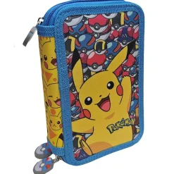 SELECCION DRIM Pokémon Estuche Escolar Triple- Escolar