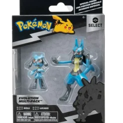 BIZAK Figuras Videojuegos|Figuras Y Figuras De Acción|Pokémon Figura Select Pack Evolution Doble Surtido