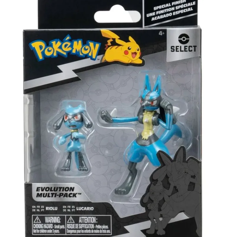 BIZAK Figuras Videojuegos|Figuras Y Figuras De Acción|Pokémon Figura Select Pack Evolution Doble Surtido