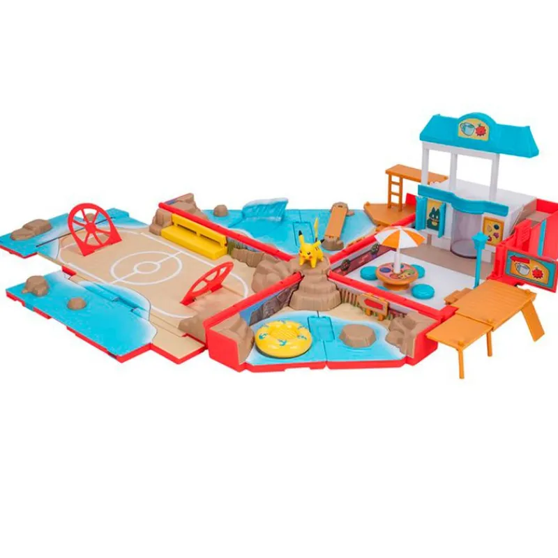 BIZAK Figuras Y Figuras De Acción|Pokémon Playset Mundo Transformable Región Alola