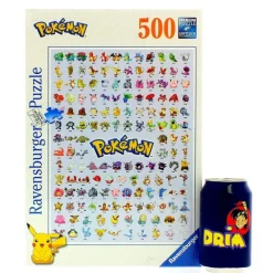 RAVENSBURGER Pokémon Puzzle Primera Generación de 500 Piezas- Puzzles Y Construcciones