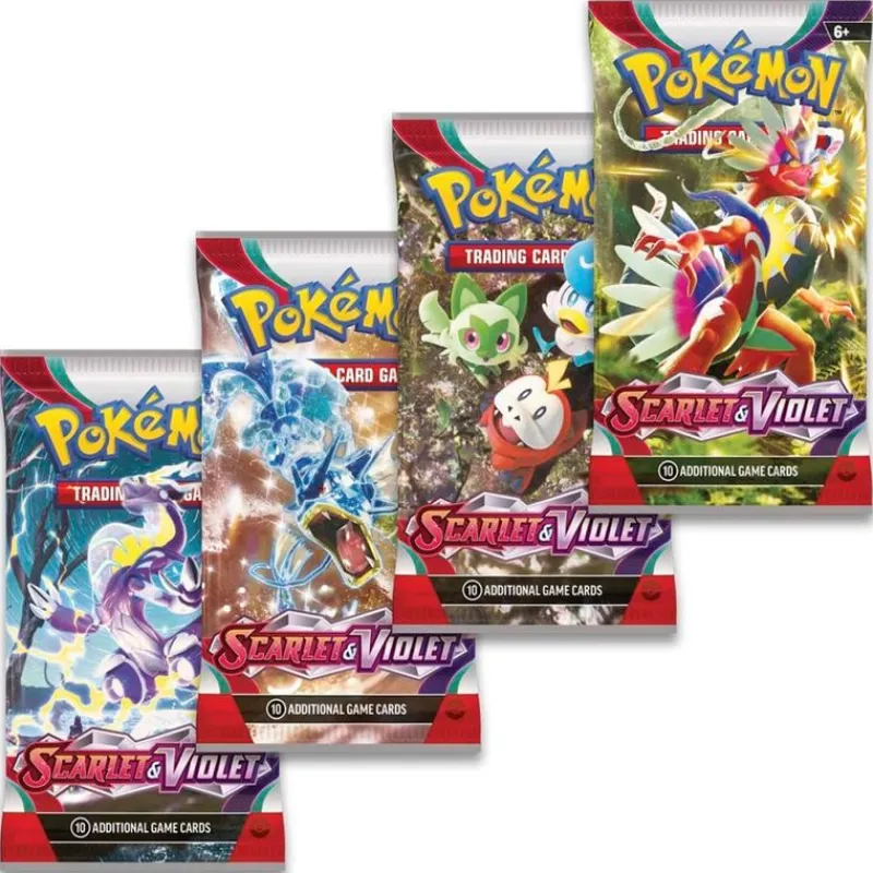 BANDAI Pokémon Sobre TCG Escarlata & Púrpura Sorpresa- Amigos Y Familia|Manualidades