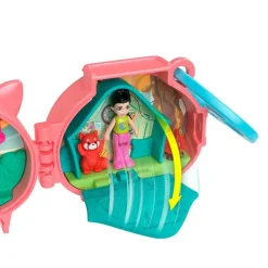MATTEL Polly Pocket Estuche Panda Rojo- Muñecas