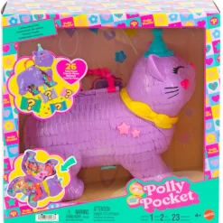 MATTEL Polly Pocket Playset Gatito Piñata- Muñecas