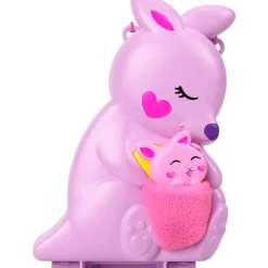 MATTEL Polly Pocket Playset Monedero Canguro Mama & Joey- Muñecas