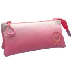 SELECCION DRIM Escolar|Portatodo Triple Blin Blin Rosa Corazón