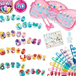 EPOCH Juegos Y Juguetes De Imitación|Manualidades|Princesas Disney Aquabeads Pack Estudio Uñas