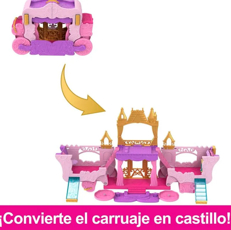MATTEL Princesas Disney Carruaje Transformación Mágica- Muñecas