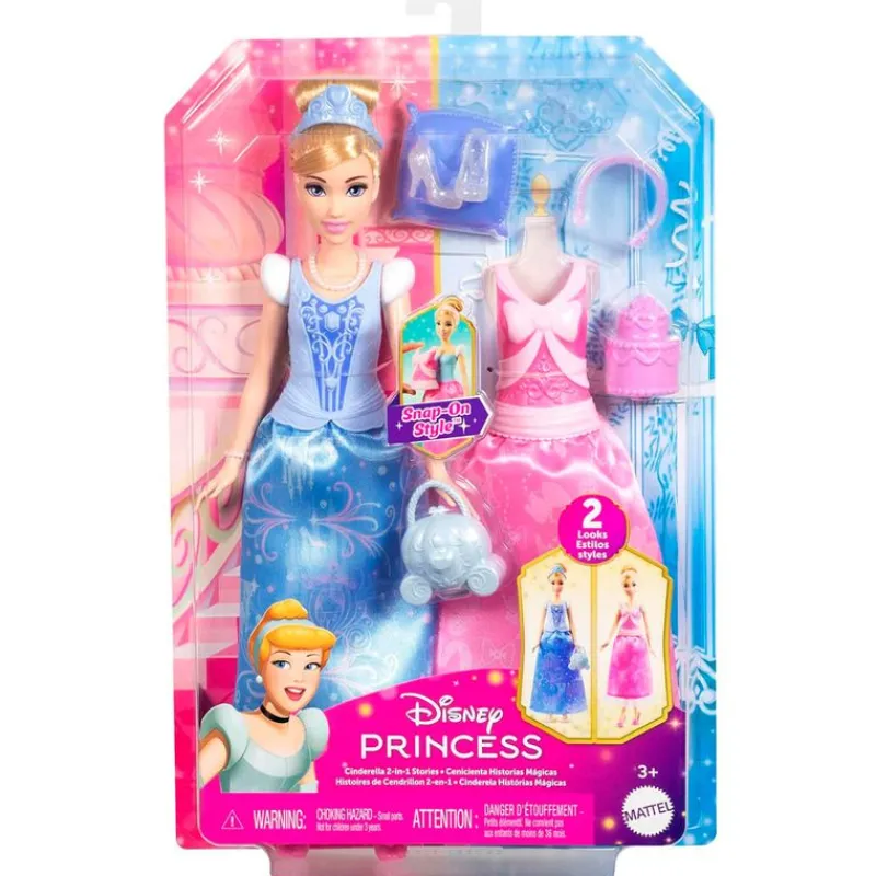 MATTEL Princesas Disney Cenicienta Historias Mágicas- Muñecas
