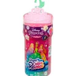 MATTEL Princesas Disney Mini Royal Color Reveal Sorpresa- Manualidades|Muñecas