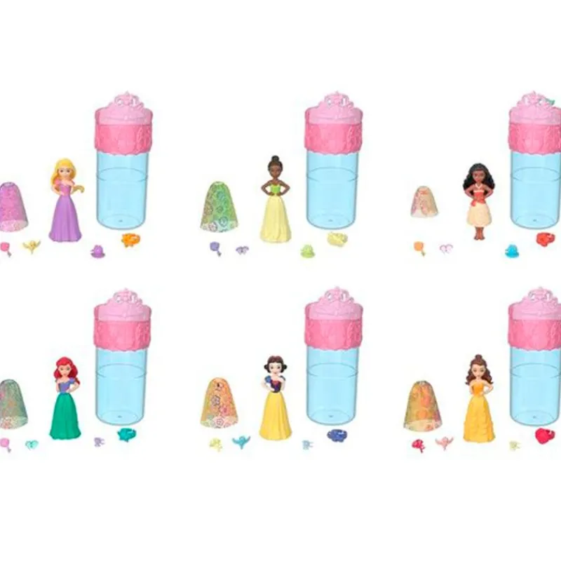MATTEL Princesas Disney Mini Royal Color Reveal Sorpresa- Manualidades|Muñecas