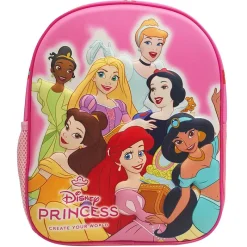 SELECCION DRIM Princesas Disney Mochila 3D Infantil- Escolar