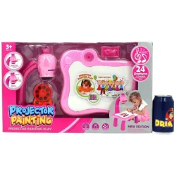 DRIM DISCOUNT Proyector Infantil Rosa- Manualidades