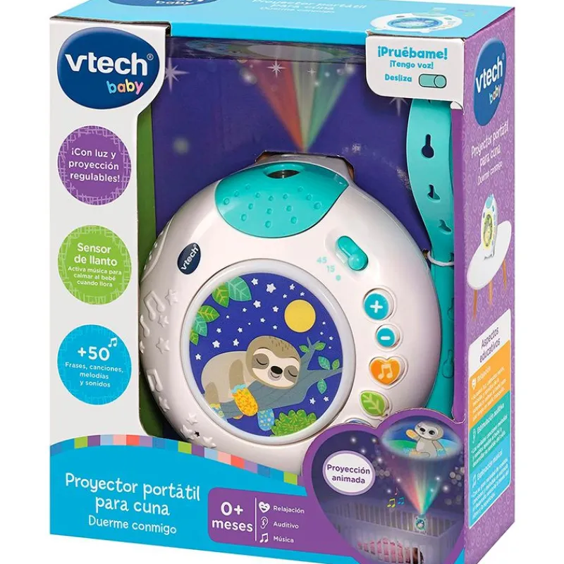 VTECH Proyector Portátil Cuna Duerme Conmigo- Primera Infancia Y Preescolar