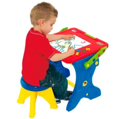 MOLTO Escolar|Pupitre con Pizarra Magnética 2 en 1