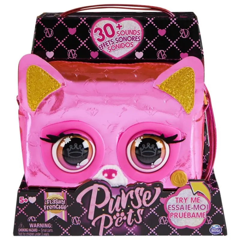 SPIN MASTER Purse Pets Bolso Mascota Interactiva Frenchie- Ropa Y Complementos