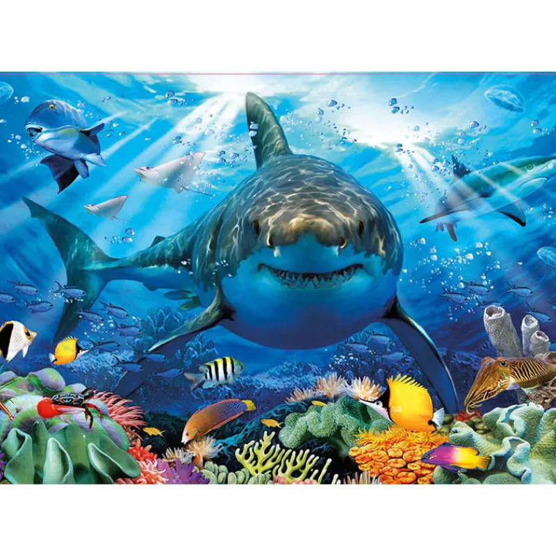 EDUCA Puzzles Y Construcciones|Puzzle 500 piezas El Gran Tiburón Blanco