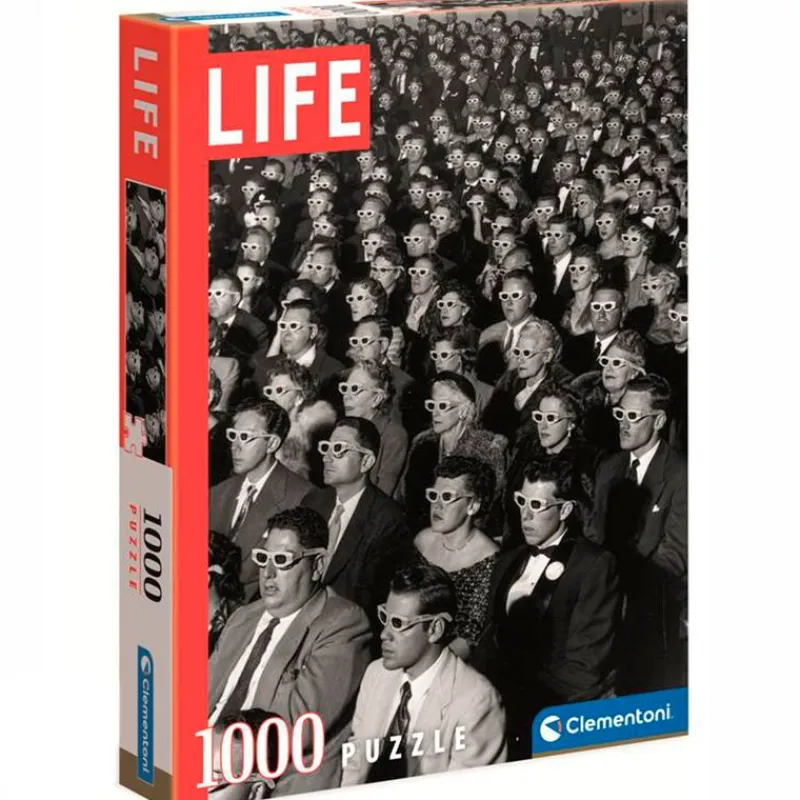 CLEMENTONI Puzzles De 501 A 1000 Piezas|Puzzles Y Construcciones|Puzzle 1000 Piezas Life in 3D