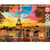 EDUCA Puzzles Expertos: Más De 1000 Piezas|Puzzles Y Construcciones|Puzzle 3000 Piezas Puesta de Sol en París