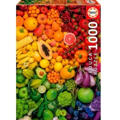 EDUCA Puzzle 1000 Piezas Vitaminas Coloridas- Puzzles Y Construcciones