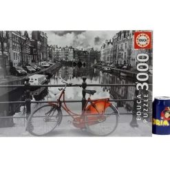 EDUCA Puzzle 3000 Pzs Amsterdam- Puzzles Expertos: Más De 1000 Piezas|Puzzles Y Construcciones