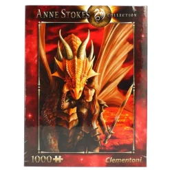 CLEMENTONI Puzzle Anne Stokes Dragón de 1.000 Piezas- Puzzles Y Construcciones