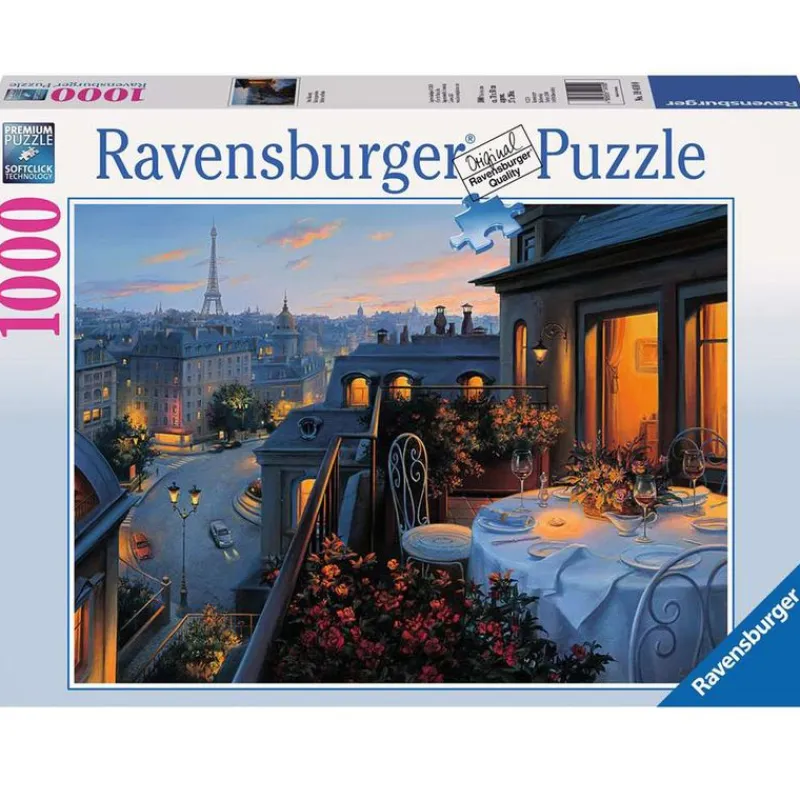 RAVENSBURGER Puzzle Balcón en París 1000 Piezas- Puzzles Y Construcciones