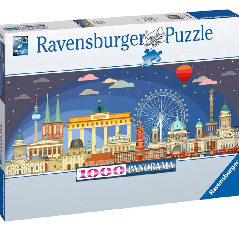 RAVENSBURGER Puzzles Y Construcciones|Puzzle Berlín de Noche 1000 Piezas