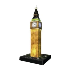 RAVENSBURGER Puzzle Big Ben Night 3D- Puzzles Y Construcciones